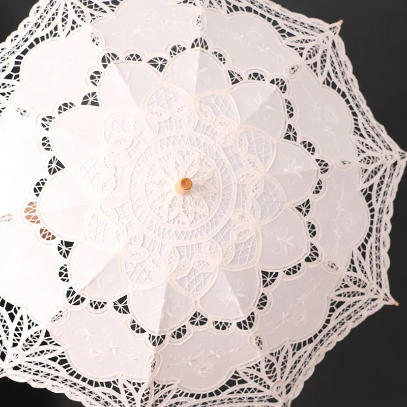 Зонты ручной работы для подружки невесты свадебные украшения кружева зонтик рождественские украшения элегантные кружева Unbrellas