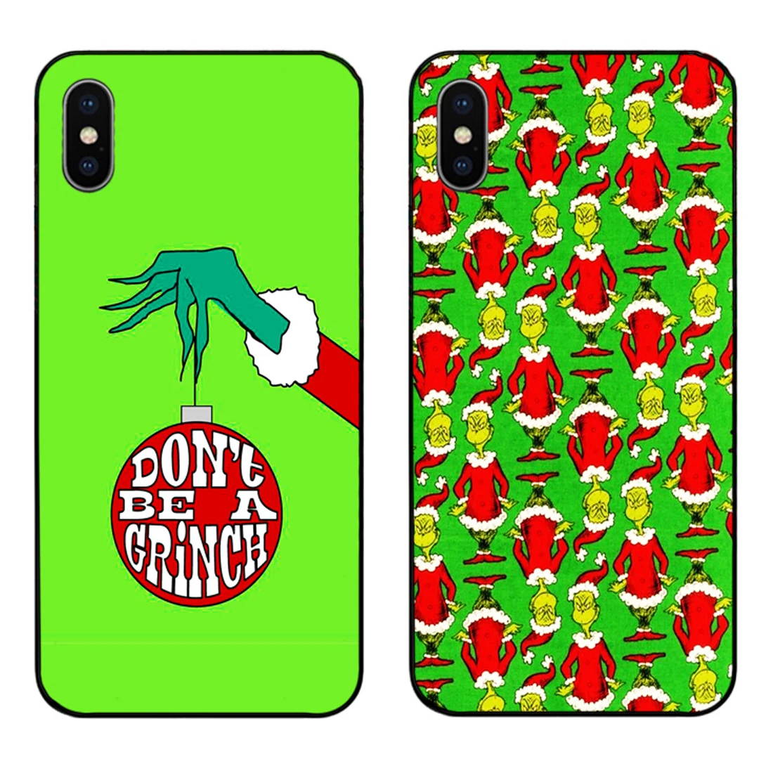 Рождество Grinch Xmas Забавный чехол для телефона черный мягкий чехол для iPhone 11 Pro Max 6 7 8plus 5S X XS XR XSMax для samsung s10 series