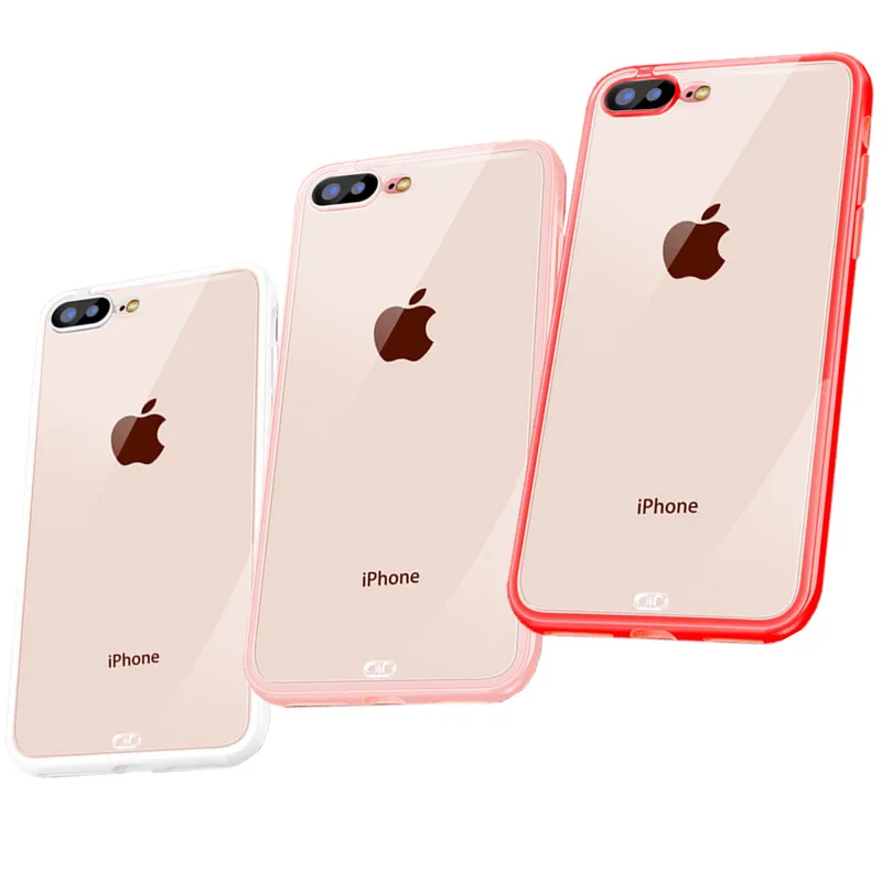 Shockproof phone Case for iphone X XR XS Max 6 6s 7 8 plus Ultra Thin Soft TPU back cover iPhone fashion border |