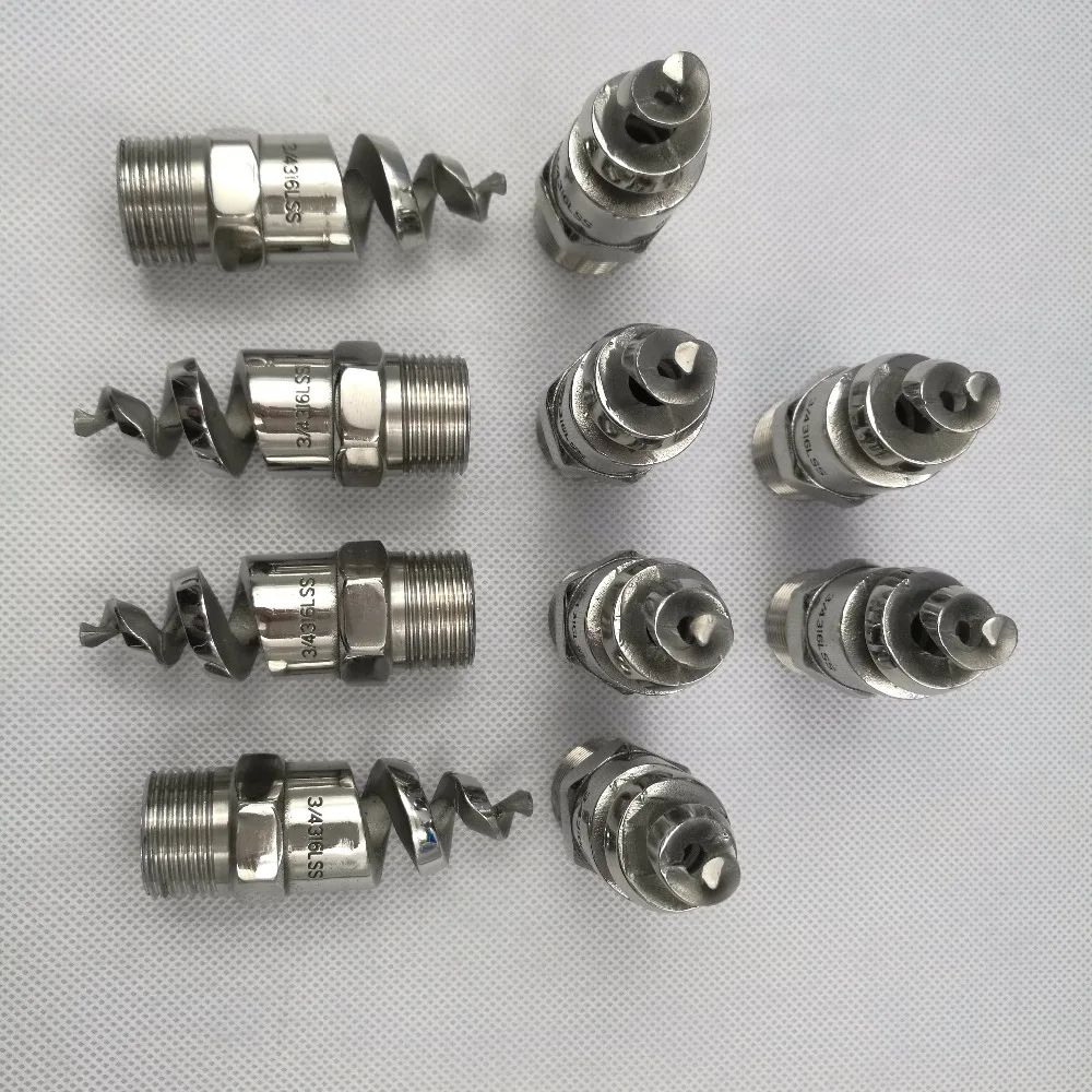 400pcs1/2",SS316L Spiral Nozzle,spiral jet spray nozzle,spiral tank