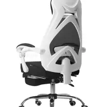 Черно-белый компьютерный стул, бытовой электрический конкурентный стул, игровой стул, эргономичный стул, вращающийся стул, офисный Chai