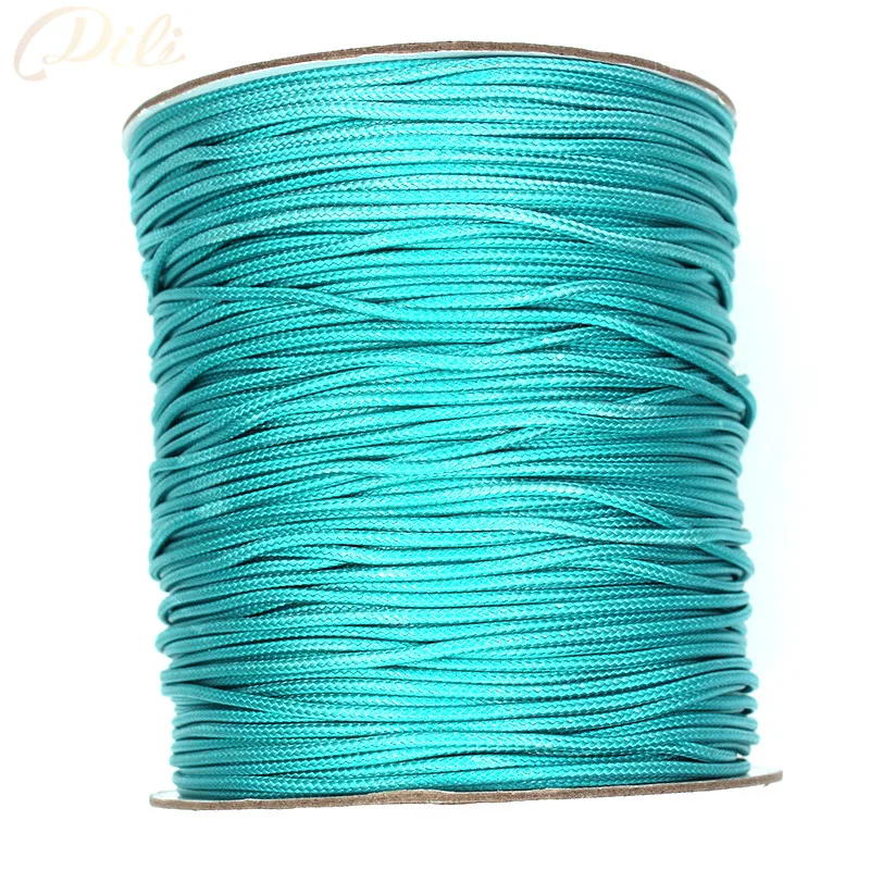 15 meters 1.5mm waxed rope necklace waxed string thread cord wax cotton cord string strap for bracelet