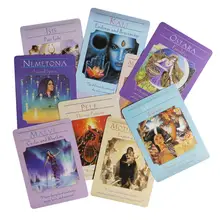 4 Style English Beauty Oracle Cards Mysterious Fortune Tarot Cards Game Energy Wisdom Universe Goddess For Divination Fate Card