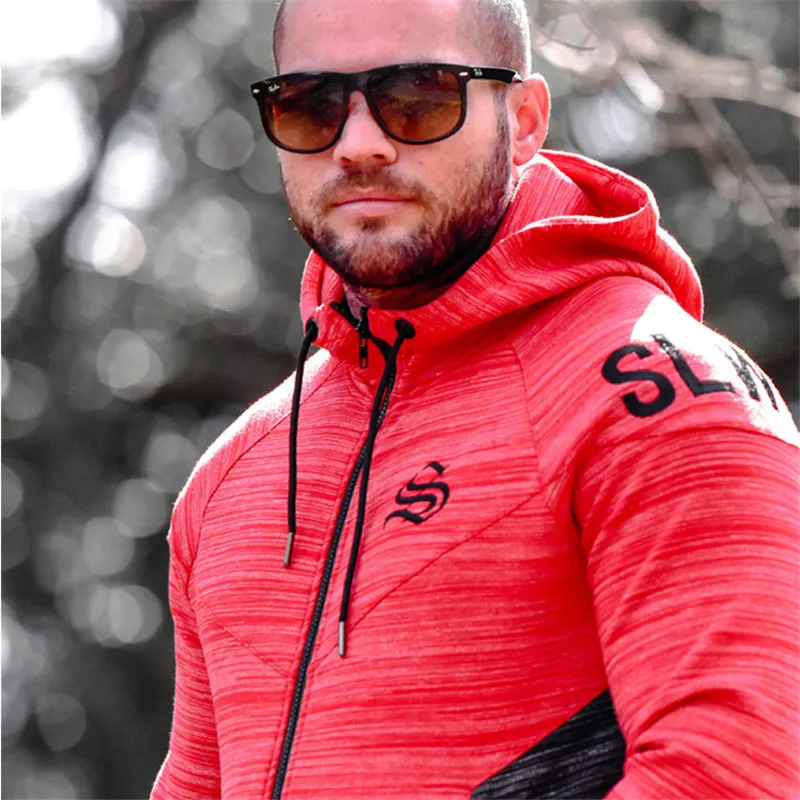 

2018 New Brand Autumn Winter Bodybuilding Hoodies Men Animal Gyms Sweatshirts Long Sleeve Cotton Sportwear Fitness Pullover