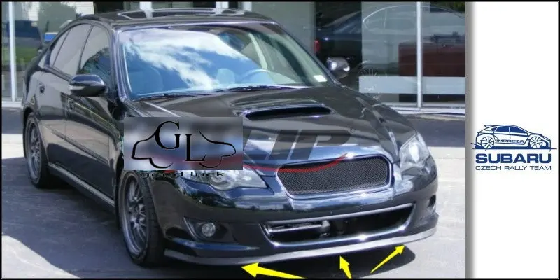 Бампер для губ отражатель губы для Subaru Legacy/Liberty/B4 передний спойлер юбка для TopGear друзья Тюнинг автомобилей/комплект кузова/полосы