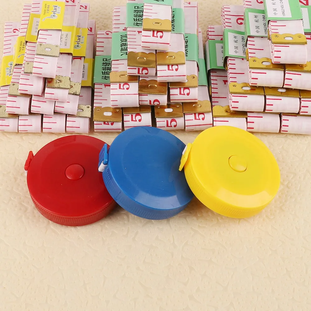 

New Portable 1.5m Soft Retractable Ruler Centimeter Tape Measure Mini Ruler Measuring Ruler Sewing Tailor Sewing Measuring Tape