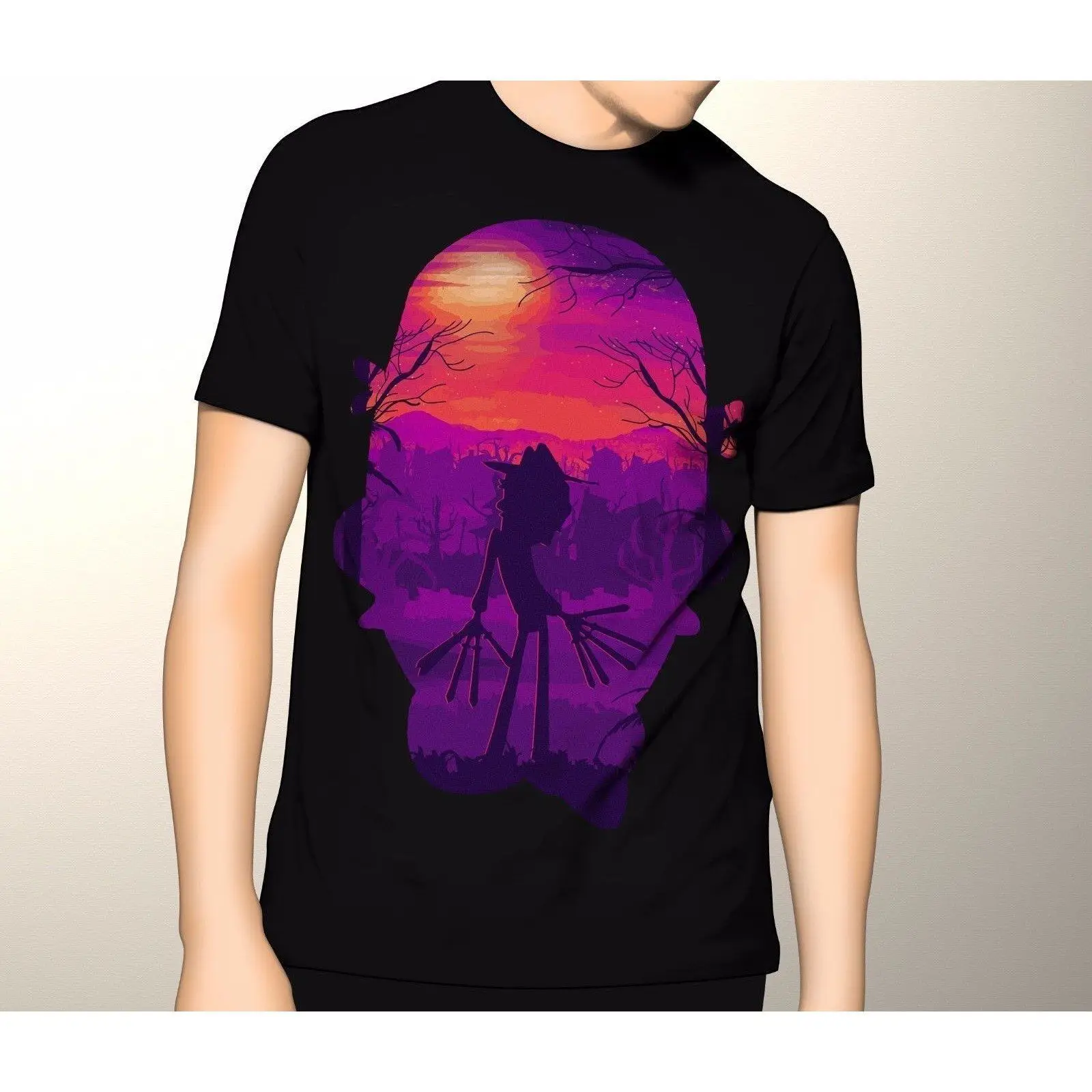 Rick And Morty Shirt Scary Terry Night S 5Xl T Shirt ...