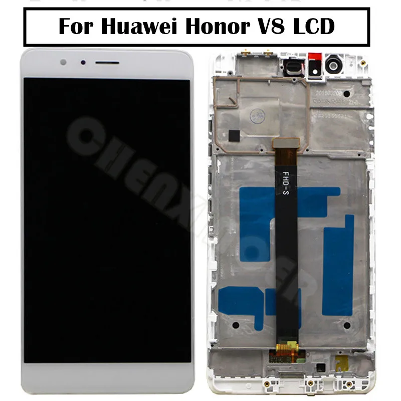 

for Huawei Honor V8 LCD Display Touch Screen Test Good Digitizer Assembly Replacement For Huawei Honor V8 mobile phone