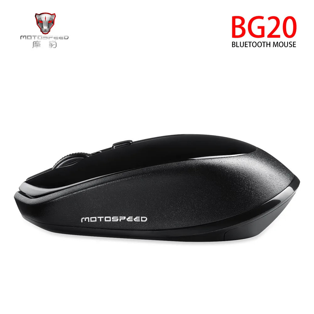 Motospeed BG20 Беспроводная Bluetooth мышь 2,4G мини оптическая мышь 2400 dpi 5 миллионов 4000 FPS 10m с USB кабелем игровая мышь