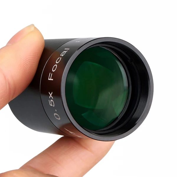 LAIDA 1.25 0.5x Focal Reducer + C-Mount Ring Adapter (2)
