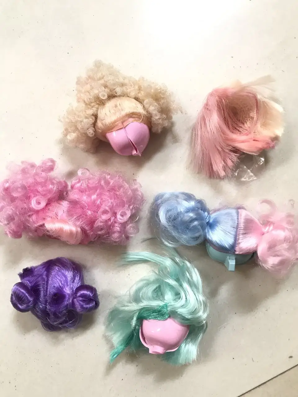 1 Piece/lot New Arrival Beautiful doll Wig for LOL dolls Sisters baby