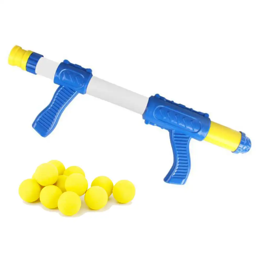 Air Powered Children Interactive Aerodynamic Gun EVA Soft Bullet Air