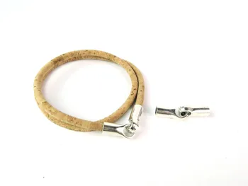 

10pcs 5mm Round Leather Supplies Hook Bangle Zamak Antique Silver bracelet Components D-6-91