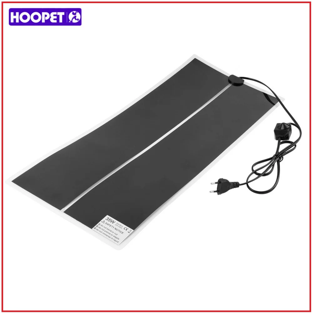 

Hoopet IR 35/45W Adjustable Temperature Heating Pad for Reptile Amphibian Promote Pet's Blood Circulation Increase Pet Appetite