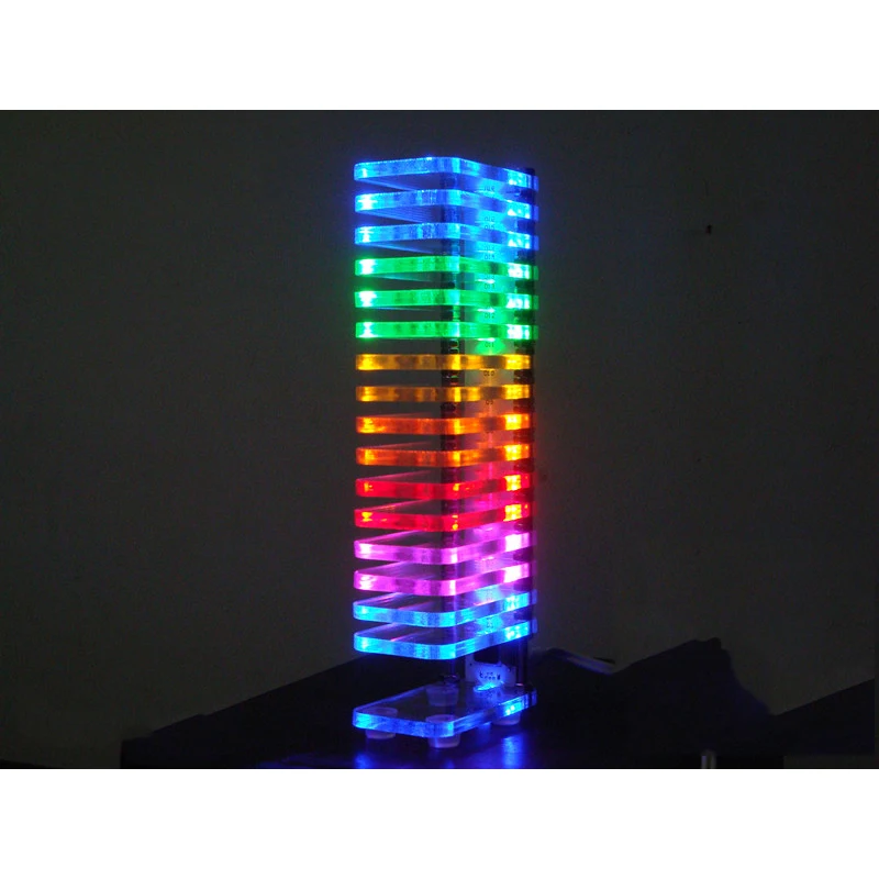 

KS16 LED Level Display Music Spectrum VU Tower Fantasy Crystal Sound Column Electronic