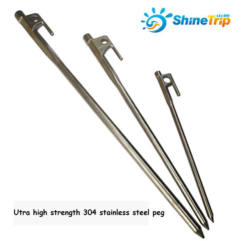 Camping tent pegs 304 stainless steel pegs tent Accessories
