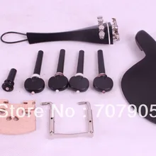 4/4 Скрипки детали из черного дерева, хвостовик тюнер упор, подбородник мост держатель для подбородника# E32