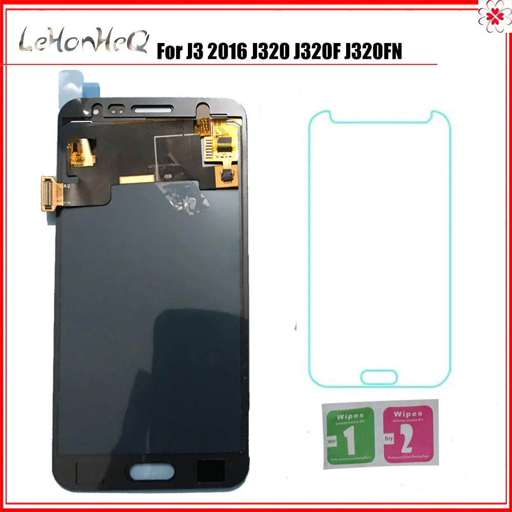 Замена ЖК дисплея для samsung J3 2016 J320 J320FN J320F J320G дисплей с сенсорным экраном