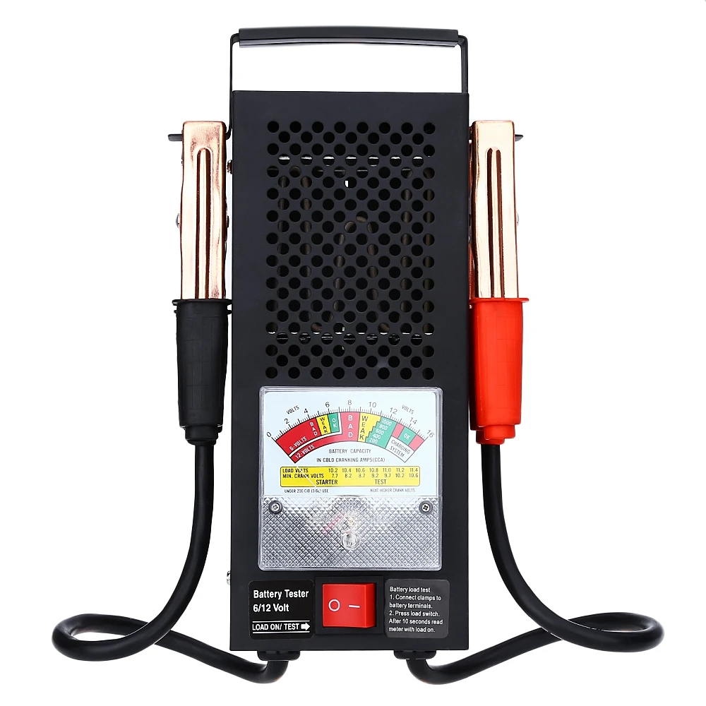 New Handheld Storage Battery Tester Car Analyzer 6V 12V VBattery Load Tester Equipment Voltage Tool 1pcs brand new desktop cpu am2 socket tester cpu socket analyzer dummy load fake load with led