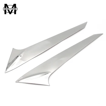 

MONTFORD Car Accessories For LEXUS RX 2016 2017 ABS Chrome Exterior Rear Windshield Glass Side Tail Wing Window Trim Strip 2Pcs