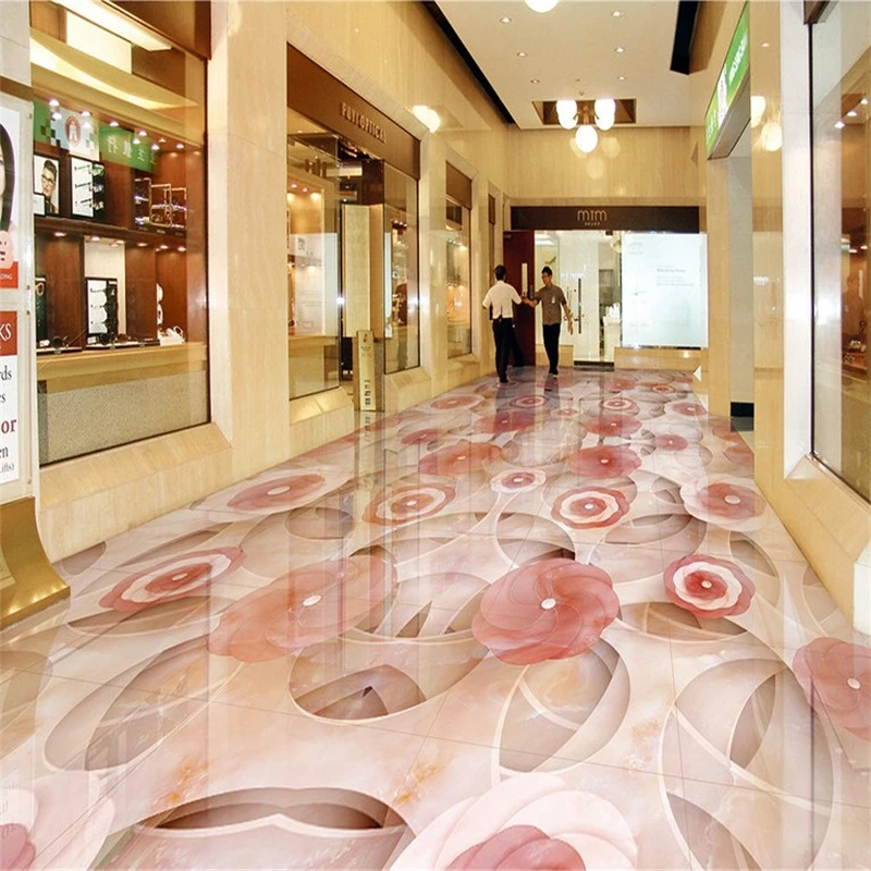 beibehang Abstract pattern stone pattern parquet beautiful wallpaper papel de parede self-adhesive waterproof 3d flooring tapety