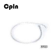 Cpln 925 Стерлинговое Серебро Звезда женский браслет модный простой студенческий чистый красный ювелирные браслеты