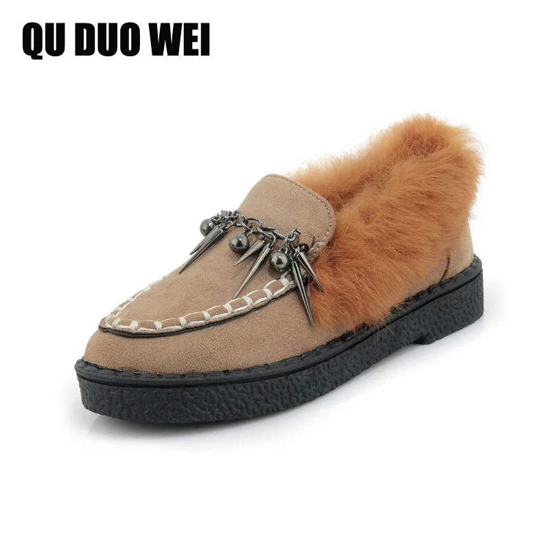 QUDUOWEI 2018 New Flat Boots For font b Women b font font b Shoes b font