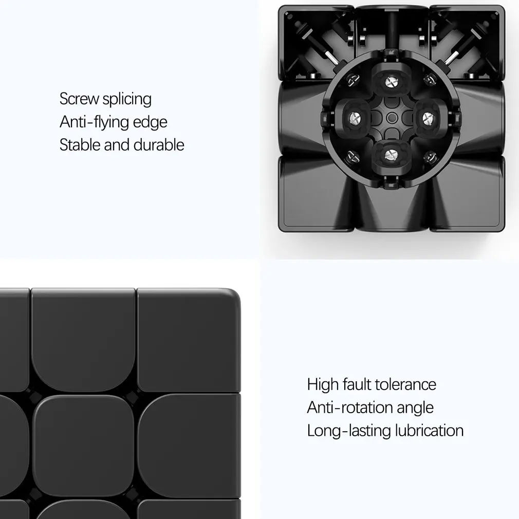 Giiker магнитный для кубика 3x3x3 яркий цвет квадратный магический куб головоломка научное образование работа с giiker app