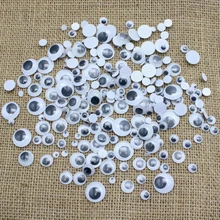 Lucia crafts 200pcs lot Mixed Not Self adhesive Eyes DIY For Toys Dolls Googly Wiggly Eyeballs