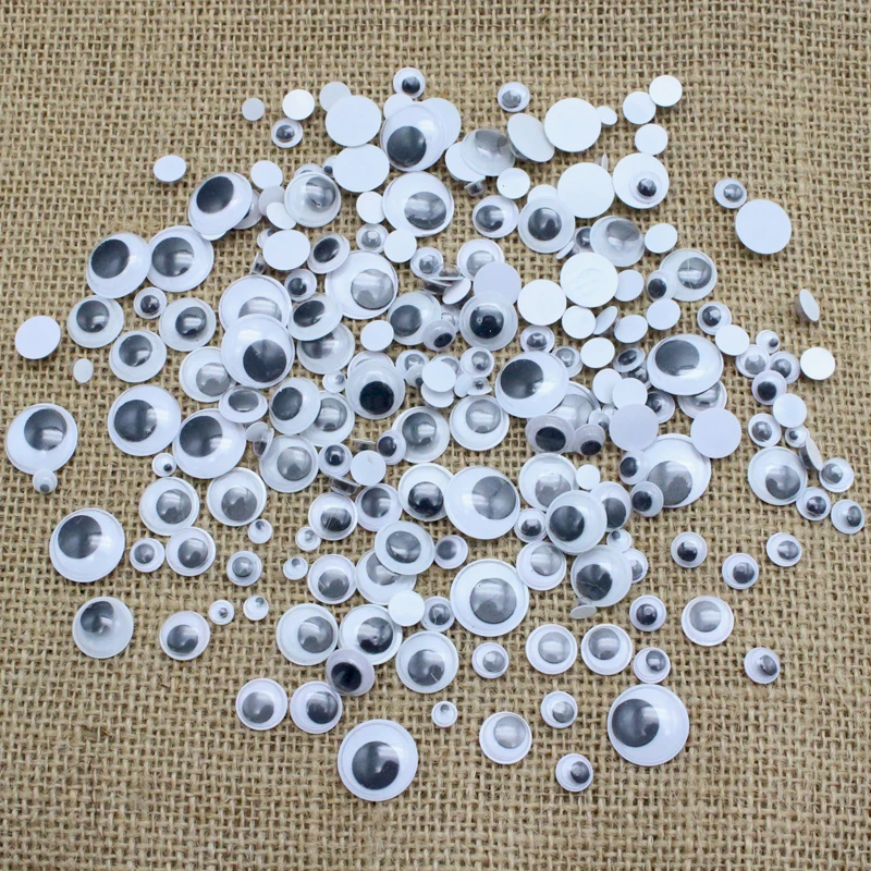Lucia crafts 200pcs lot Mixed Not Self adhesive Eyes DIY For Toys font b Dolls b