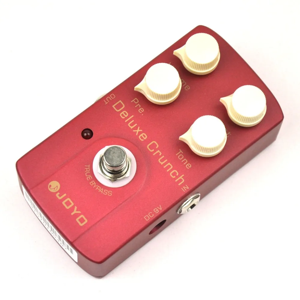 

JOYO JF-39 Deluxe Crunch Overdrive Guitar Pedal Effect True Bypass Red