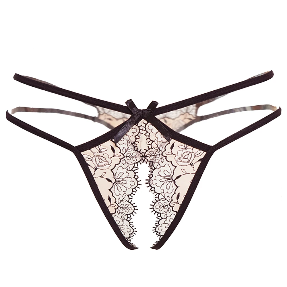 

Sexy women transparent panties open crotch panty Lingerie Lace erotic panties with a hole Sexy female lingerie thong underpants