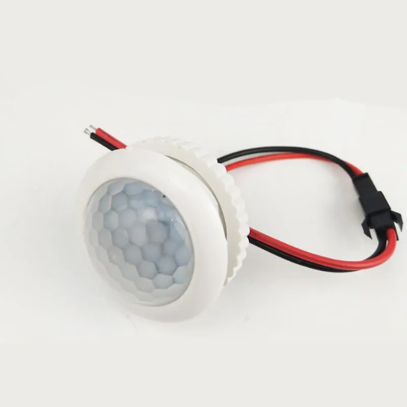 

Round Smart PIR Sensor Switch 220V 50HZ Infrared Human Body Induction Light Control Motion Detector Ceiling LED Lamp Bulb