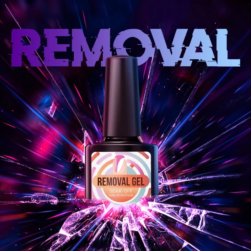 

Magic Remove Gel Non-stimulation Removes Soak Off Gel Nail Polish Magic Gel Nail Polish Remover Easy to Use