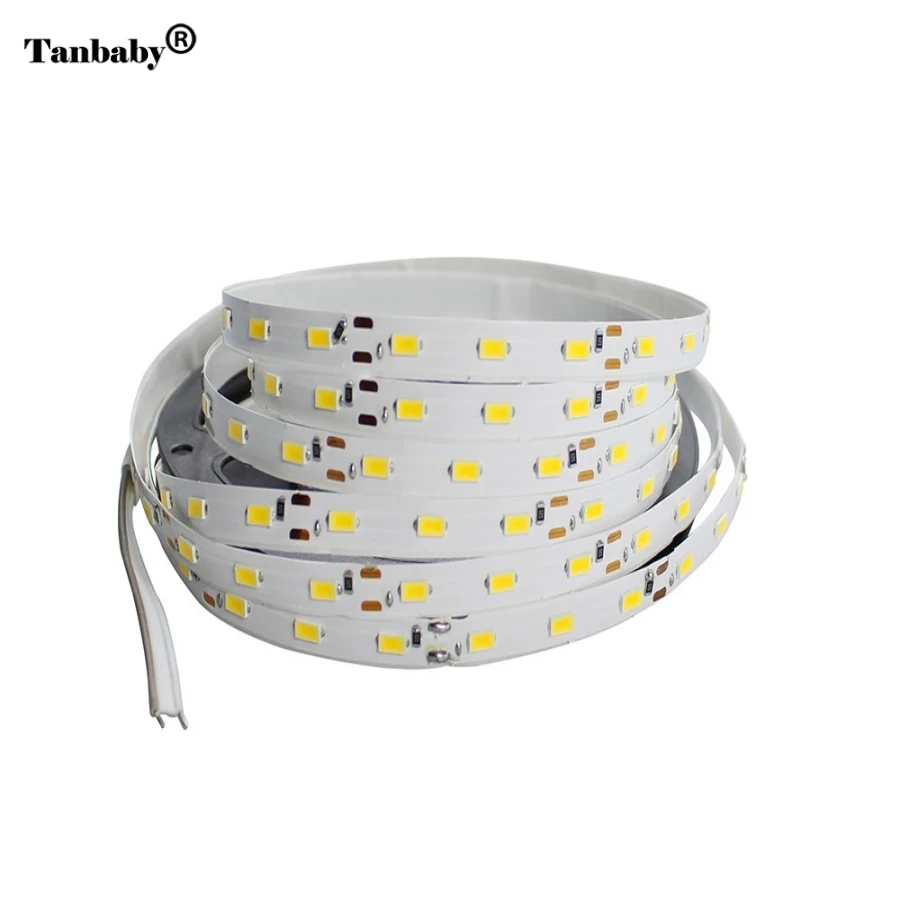 Tanbaby 5630 SMD Светодиодные ленты 300 светодиодный S/5 м Холодный/теплый белый красный зеленый 5730 Светодиодные ленты света Гибкая лента + 12 В 2A