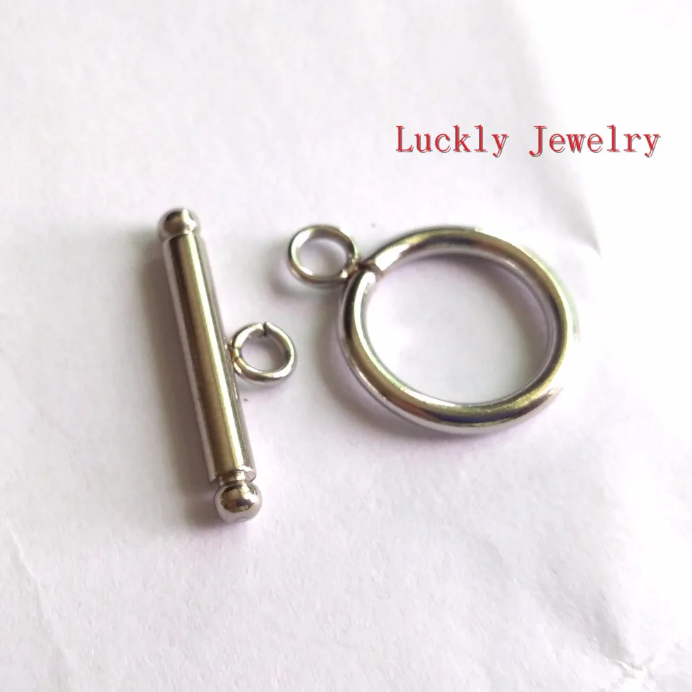 50 sets wholesale Gold Common Use Toggle Clasp Set Stainless steel