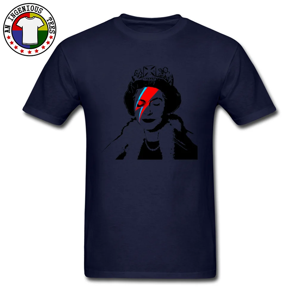 Tops T Shirt Tops Shirts Banksy space queen 14306 Lovers Day Short Sleeve 100% Cotton Round Collar Student T-shirts Custom 2018 Banksy space queen 14306 navy