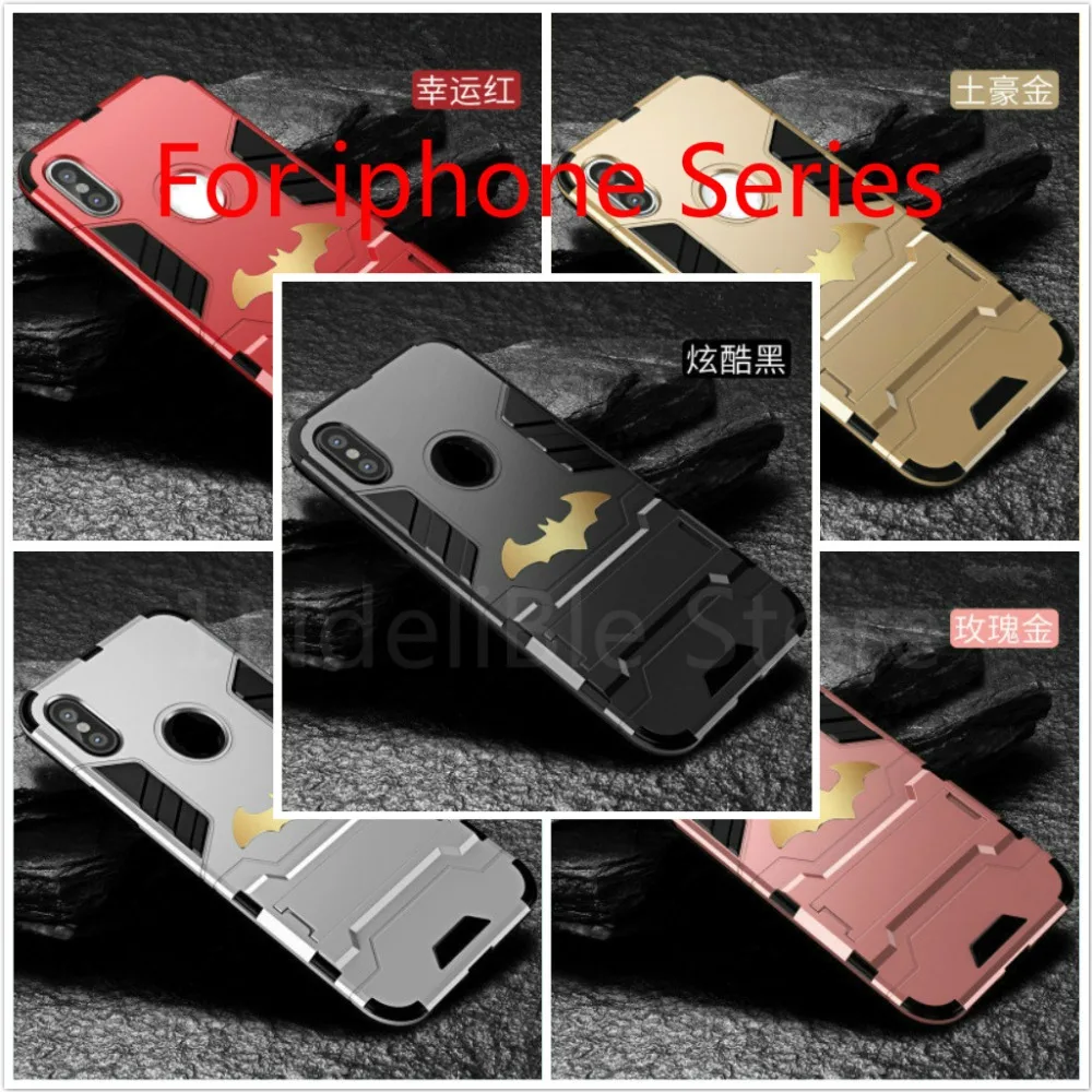 Роскошный чехол с Бэтменом для iPhone X 8 6 6s 7 5 S SE защитный Plus держатель|Бамперы| |