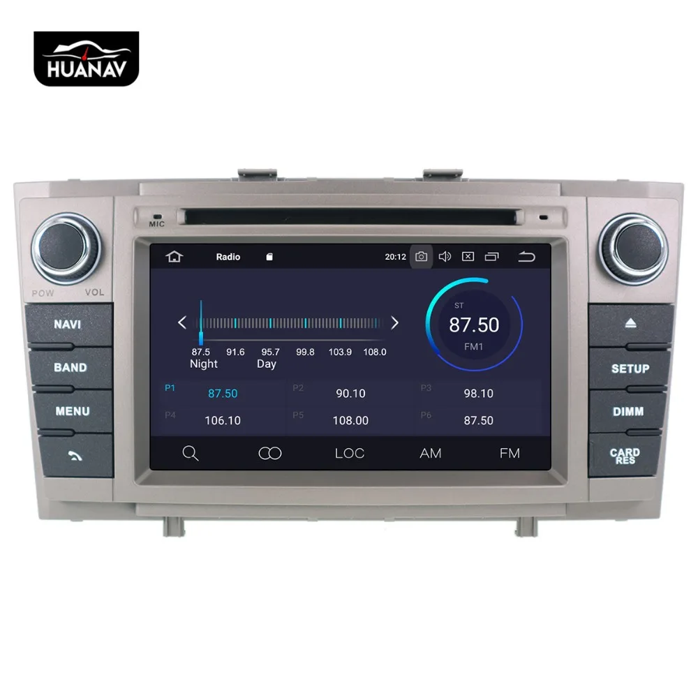 Discount DSP Android 9 Car CD DVD Player GPS Navigation For Toyota Avensis 2009-2015 T27 head unit auto radio stereo tape recorder 4+64G 6