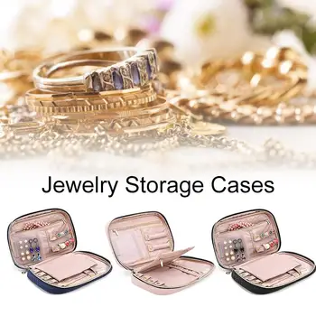 

Jewelry Travel Cases, Jewelry Storage Carrying Cases For Earrings, Necklaces, Rings Roomy, Compact Bracelet Jewelry Storage Bag