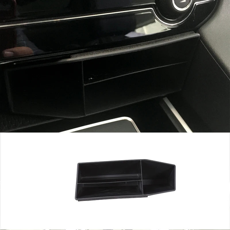 

For Jaguar XF XE XFL XEL 2018 Car-Styling Plastic Central Console Multifunction Storage Box Phone Tray Accessory
