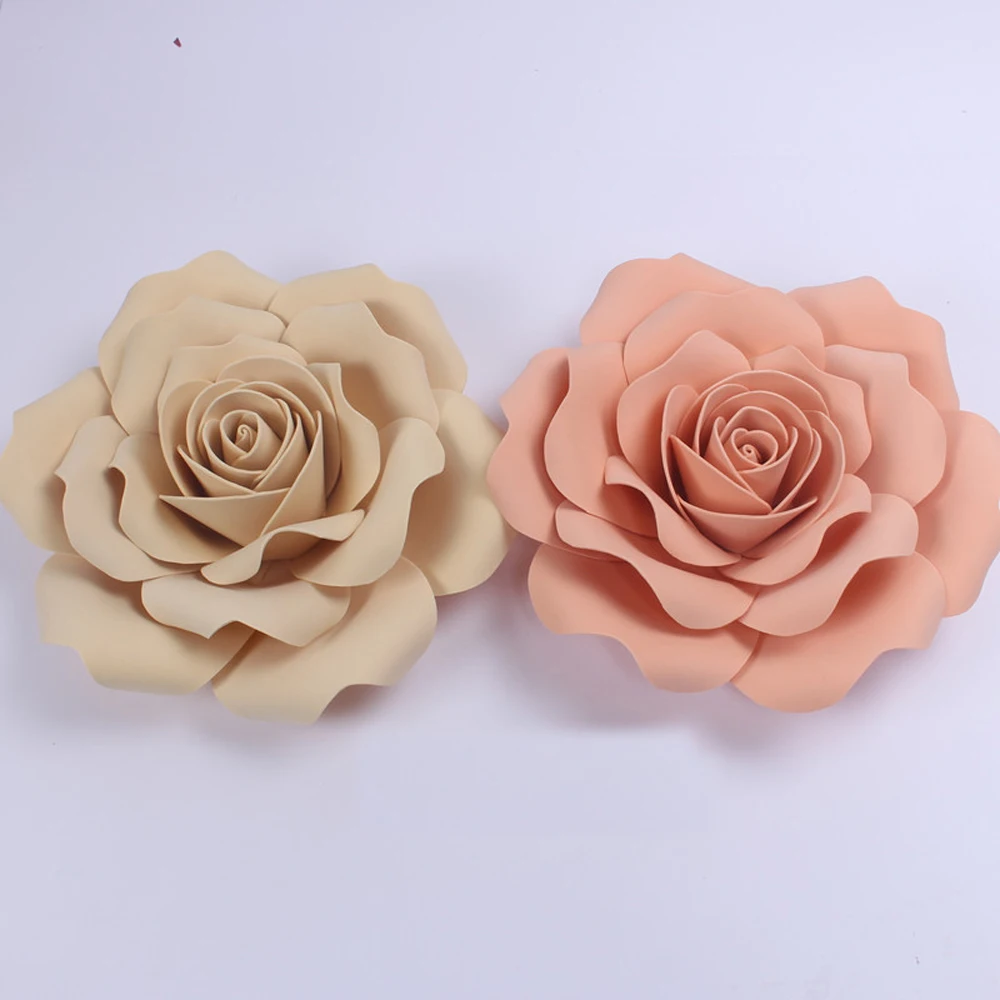 

End product Foam flowers Wedding decoration Large Artificial flowers shooting props Romantic Party paper flower 3D foam roses