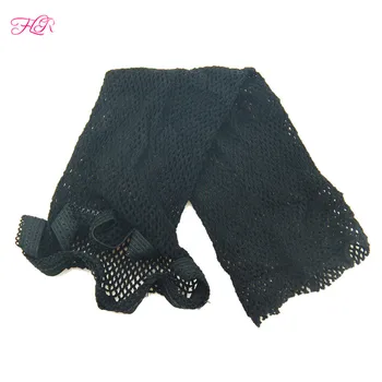 Fish Hairnets 6-500pcs Soft Wig Cap Black Hair Weaving Cap High Stretchable Elastic HairNets With Top Closed For Wig Making Caps 5