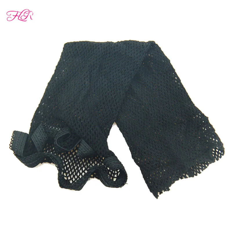 Fish Hairnets 6-500pcs Soft Wig Cap Black Hair Weaving Cap High Stretchable Elastic HairNets With Top Closed For Wig Making Caps