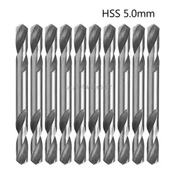 10 шт./компл. 5 мм HSS Двухсторонние Спираль кручения дрель инструменты дрели R06 Прямая поставка