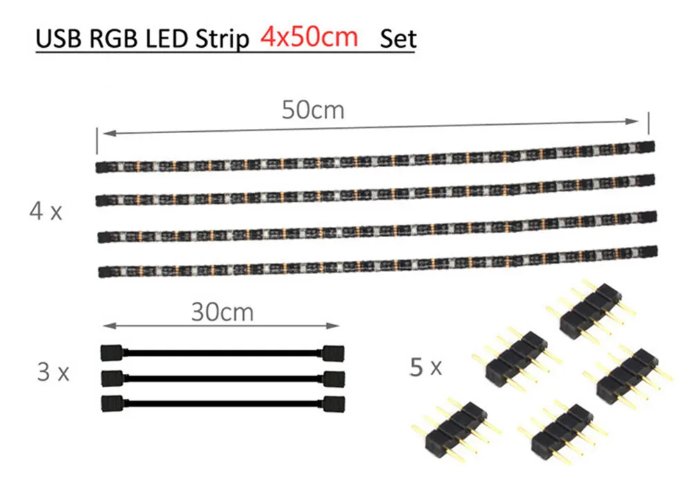 Светодиодная лента rgb smd 5050 5v usb ledstrip для ТВ ПОДСВЕТКА управления музыкой фоновое освещение Гибкая неоновая Тира