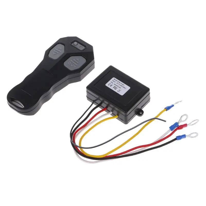 1Set Wireless DC 12V Remote Control Winch Kit For Bulldog Jeep ATV SUV