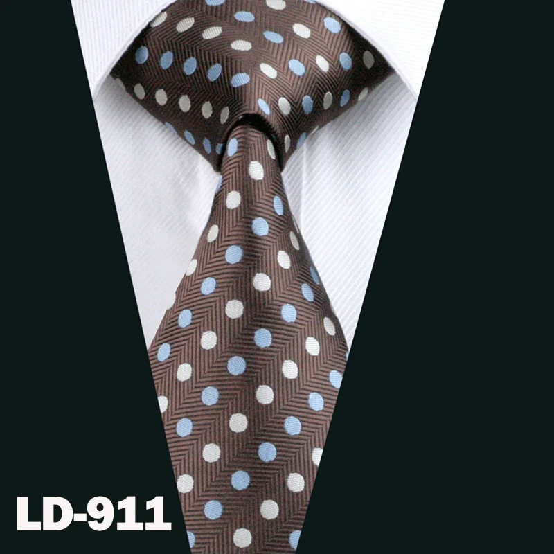 29 Colors Classic Red Wedding Ties For Men Gifts Party Fashion Designer Gold Teal Solid Silk Men Neckties 8.5cm Dropshipping Tie - Цвет: LD-911