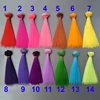 1 pièces poupée cheveux 15cm 25cm rose jaune violet vert bleu couleur droite poupée perruques pour russe fait main accessoires à créer soi-même ► Photo 1/6