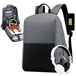 Жесткий в виде ракушки для мужчин Anti Theft бизнес рюкзак 15,6 дюймов ноутбука USB подзарядки рюкзаки путешествия мужской Mochilas Школьный рюкзак